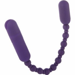 Koraliki analne wibrujące - PowerBullet Booty Beads Purple