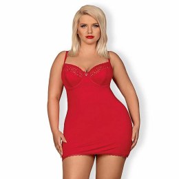 Koszulka - Obsessive Jolierose Chemise & Thong Red XXL