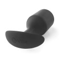 Plug analny - B-Vibe Snug Plug 6 Black