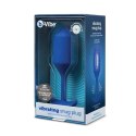 Plug analny wibrujący - B-Vibe Vibrating Snug Plug 4 Navy