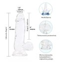 Dildo - Addiction Crystal Addiction Clear Dong 15 cm