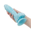 Dildo - Addiction Luke Dong 19 cm Glow in the Dark Blue