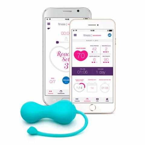 Kulki gejszy - Lovelife by OhMiBod Krush Turquoise