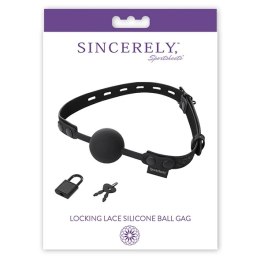 Knebel - Sportsheets Sincerely Locking Lace Silicone Ball Gag