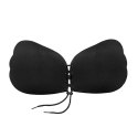 Biustonosz samonośny - Bye Bra Lace-It Bra Miseczka A Black