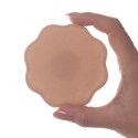 Osłonki na sutki - Bye Bra Fabric Nipple Covers Nude 1 para