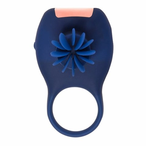 Pierścień erekcyjny - Tokyo Design Glamfit Rotating Pleasure Ring Blue