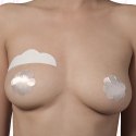 Taśmy do biustu i nakładki materiałowe - Bye Bra Breast Lift & Silk Nipple Covers Miseczka A-C 3 pary