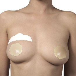 Taśmy do biustu i nakładki silikonowe - Bye Bra Breast Lift & Silicone Nipple Covers Miseczka D-F 1 para