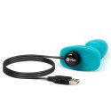 Zdalnie sterowany plug analny - B-Vibe Rimming Petite Teal