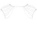 Łańcuszki na ramiona - Bijoux Indiscrets Magnifique Shoulder Jewelry Silver