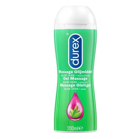 Lubrykant i żel do masażu - Durex Massage Lubricant Aloe Vera 200 ml