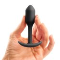 Plug analny - B-Vibe Snug Plug 1 Black