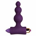 Plug analny wibrujący - Rocks-Off Petite Sensations Bubbles Purple