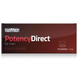 Tabletki poprawiające erekcję - CoolMann Male Potency Direct 16 Tabs