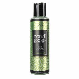 Żel do masażu - Sensuva Handipop Massage Gel Green Apple 125 ml