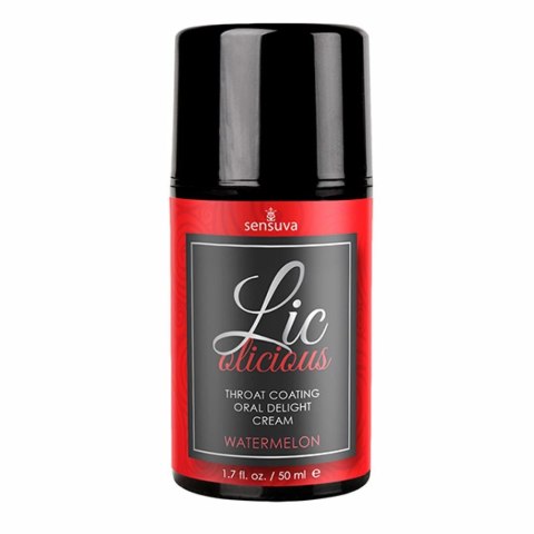 Żel do seksu oralnego - Sensuva Lic-o-licious Watermelon 50 ml