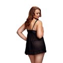 Koszulka - Baci Sheer Babydoll Black Queen Size