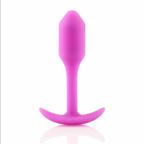 Plug analny - B-Vibe Snug Plug 1 Fuchsia