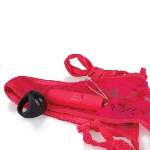 Zdalnie sterowany wibrator do majteczek - The Screaming O Remote Control Panty Vibe Red