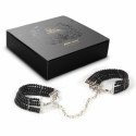 Kajdanki - Bijoux Indiscrets Plaisir Nacre Handcuffs Black