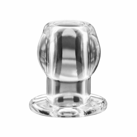 Korek analny tunel - Perfect Fit Tunnel Plug Medium Clear Przezroczysty Średni