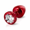 Plug analny - Diogol Anni R Clover Red 25 mm