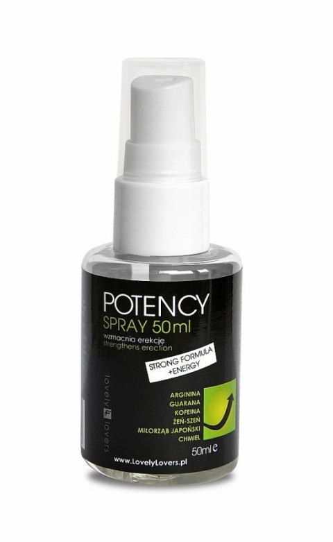 Lovely Lovers - potencja i silniejsza erekcja - Potency Spray 50 ml