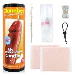 Zestaw do klonowania penisa świeca - Cloneboy Candle Red