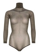 Lurex bodysuit w. snapcrotch Gold