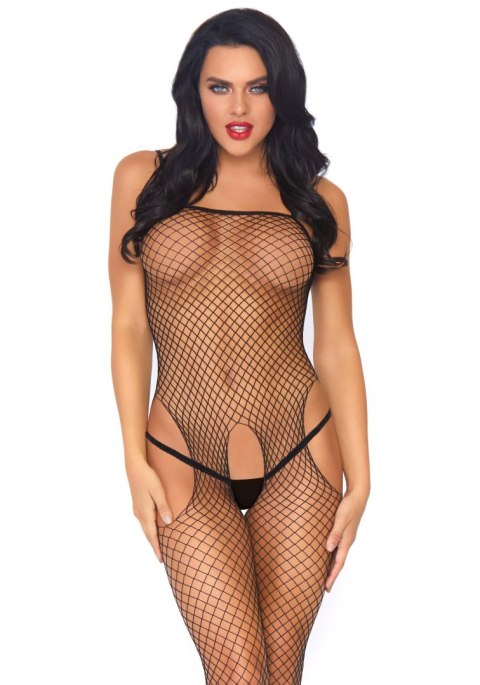 Suspender Bodystocking Black