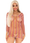 Zigzag multicolour mini dress Multicolor