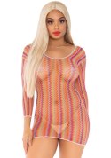 Zigzag multicolour mini dress Multicolor