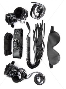 7 Pieces Black Bondage Set