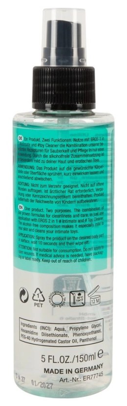 EROS - Bezzapachowy Spray Do Dezynfekcji Zabawek I Miejsc Intymnych 150 ml