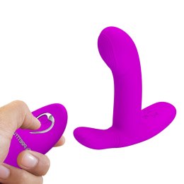 PRETTY LOVE - Geri Purple, 12 vibration functions 3 licking settings Wireless remote control