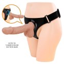 PRETTY LOVE - HARNESS BRIEFS Jerry Universal Strap-On Harness 7,6'' Dildo Flesh