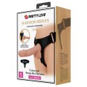 PRETTY LOVE - HARNESS BRIEFS Jerry Universal Strap-On Harness 7,6'' Dildo Flesh