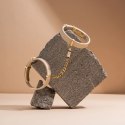 Crave - ID Cuffs - Mankiety skórzane pokryte 18k złotem