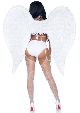 Deluxe Feather Wings White