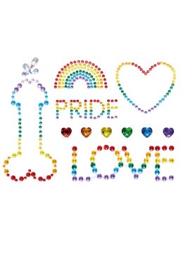 Pride Bodyjewels Sticker Multicolor