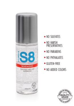 S8 WB Warming Lube 125ml Warming