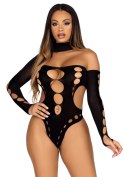 Seamless Thong Back Bodysuit Black