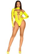 Seamless Thong Back Bodysuit Yellow