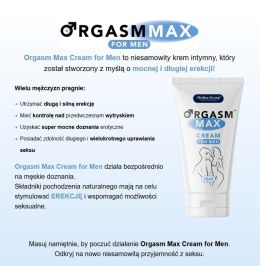 Żel/sprej - Orgasm Max cream for men 50 ml