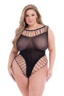 BACI DIAMONTE BODYSUIT BLACK, QUEEN