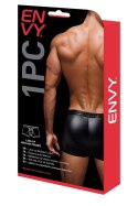 ENVY LACE-UP WETLOOK TRUNKS BLACK RED, L/XL