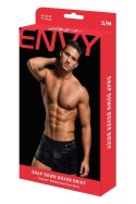 ENVY SNAP DOWN BOXER BRIEF BLACK, S/M