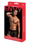 ENVY SNAP DOWN MESH BOXER BRIEF BLACK, L/XL