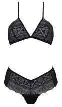 Passion - Seksowne Koronkowe Bikini Czarne Kerria S/M